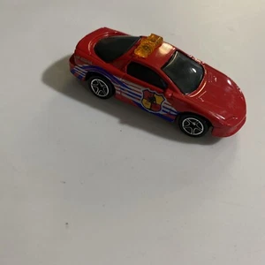 Matchbox 1993 Red Chevy Camaro Z-28 Police Car with Shield 1/63 - Picture 1 of 6