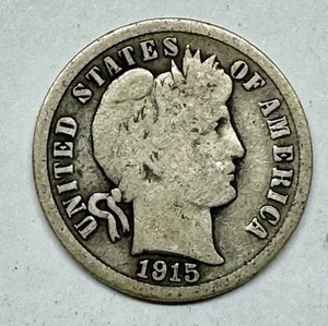 Silber Barber Dime 1915 - Bild 1 von 2