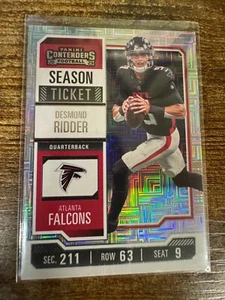 2023 Panini Contenders Season Ticket Mojo DESMOND RIDDER #4 ATLANTA FALCONS - Picture 1 of 4