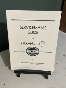 INTERNATIONAL HARVESTER SERVICEMAN'S GUIDE FOR FARMALL H TRACTORS , Form CHS-13 - Picture 1 of 3
