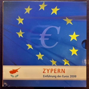 KMS - Zypern 2008 - KMS-Satz - im Folder ("EURO-Einführung") - Bild 1 von 3