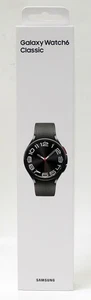 Montre connectée Samsung Galaxy Watch6 Classic 43 mm Bluetooth et WiFi neuve, noire - Photo 1 sur 5