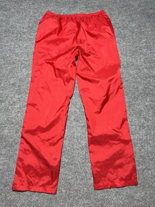 70er Jahre Adidas Nylon rot Trainingshose Gr. Large Running Trefoil  - Bild 1 von 5