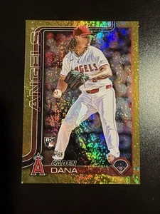 2025 Topps Series 2 - Caden Dana #422 Gold Holo Foil /50 (RC) - Angels Rookie RC - Picture 1 of 2