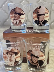 4er Set John Wayne SCHNOTBRILLE mit Bild / Fotos NEU IM KARTON - Bild 1 von 8