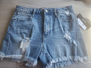 Articles of Society Denim Shorts Distressed Size 26 Meredith Cut Offs Beach NEW - Picture 1 of 7