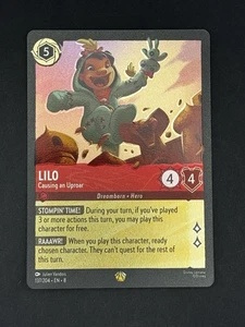 Lilo Causing an Uproar Reign of Jafar 137/204 Legendary Cold Foil Lorcana TCG - Picture 1 of 2