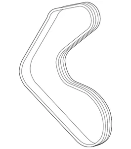 Genuine Land-Rover Belt LR184650 - Picture 1 of 2