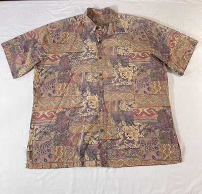 Vintage Tori Richard 100% Cotton Lawn Hawaiian Button Down Shirt Size XL - Image 1 of 4