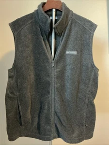 Columbia Mens Steens Mountain Full Zip Fleece Gray Large - Picture 1 of 8