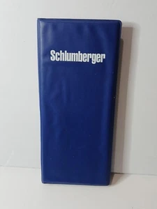 Bloc de notas publicitario Schlumberger original vintage empresa promocional  - Imagen 1 de 4