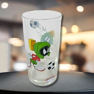 Vintage 1998 Smucker's Marvin Martian Soccer Ball Collectibles Glass Jelly Glass - Picture 1 of 2