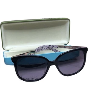 Kate Spade New York Women's Mackenzee Square Sunglasses, Black Pattern RED/Dark - Picture 1 of 11
