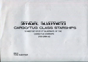 STAR TREK CARGO/TUG CLASS STARSHIPS BLUEPRINTS(5) 1980 - Picture 1 of 2