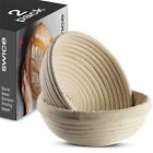 Bread Banneton Proofing Basket [Set of 2]Round 9” Inch Bread Proofing Baskets...