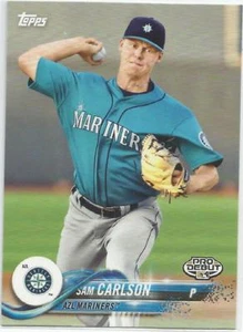 Sam Carlson Seattle Mariners 2018 Topps Pro Debut Minor League Baseball - Picture 1 of 3