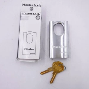 Master Lock Pro Series Shrouded Padlock, 1.75" W, 1-3/16" T, Steel Body, 7045KA - Picture 1 of 2