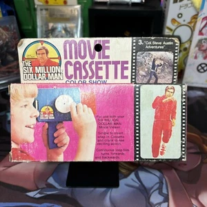 Kenner Movie Viewer - Cassetta film uomo da sei milioni di dollari #3 Steve Austin - Foto 1 di 5