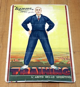 TRAINING L'ABITO DELLO SPORTIVO poster manifesto affiche Fashion Male 1932 D2 - Bild 1 von 1