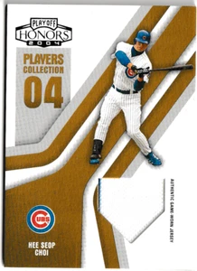 HEE SEOP CHOI 2004 PLAYOFF HONORS BASEBALL PLAYERS COLLECTION JERSEY GOLD # 8/10 - Picture 1 of 2