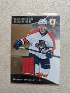 2015-16 Ultimate Collection Ultimate Rookies RELIC #99 Connor Brickley RC /149