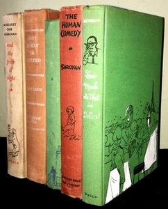 Lot of 5 Decorative Vintage Humor Books Instant Library Farmhouse Red Staging - Picture 1 of 11