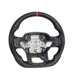 Full Leather Sport Steering Wheel For Ford F150 Raptor 2021-2024 2023 w/ Heated - Bild 1 von 7