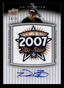 PRINCE FIELDER 2008 UD PREMIER STITCHINGS PATCH AUTOGRAPH BASEBALL CARD 14/25 - Picture 1 of 2