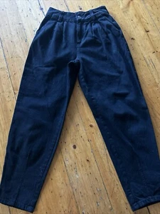 Women's Black Jeans. Bershka Brand. Size Europe 34. Balloon leg style - Picture 1 of 5