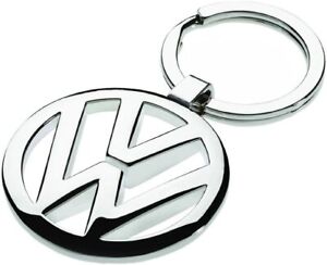 VW VOLKSWAGEN  Key Ring, Keyring TDI, GTI, Golf, T5, T2 Camper van UK 1X CHROME