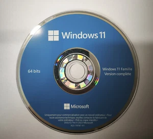 Microsoft | Windows 11 Famille | DVD 64 bits | AUCUNE LICENCE - Photo 1/2