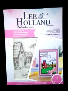 Lee Holland Crafter's Companion Spring Garden Photopolymer Stamp Size 4"x6" - Picture 1 of 2