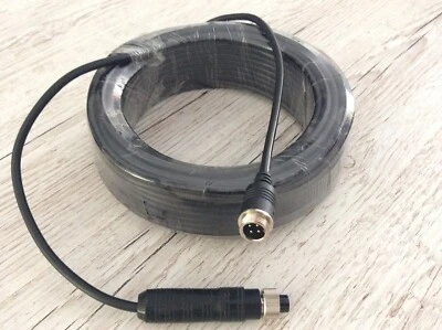 GX12 4 Pin Male/Female Head, Aviation Socket Connector Cable 20m (LTMSVBV/L420) - Image 1 of 4