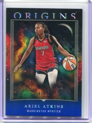 2024 Panini Origins WNBA BLUE  #53 ARIEL ATKINS 47/75 WASHINGTON MYSTICS - Image 1 of 3