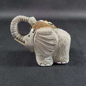 Artesania Rinconada Circus Elephant Figurine Hand Made Uruguay - Picture 1 of 9