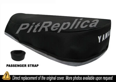 YAMAHA YDS3 YM1 SEAT COVER 1 TONE BLACK [PTOR] - Image 1 of 4