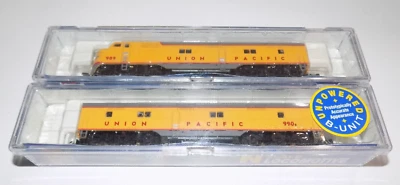Life-Like N Scale Pair E7 Union Pacific Powered & Dummy A #7019 & B #7021 NIB - Image 1 of 3