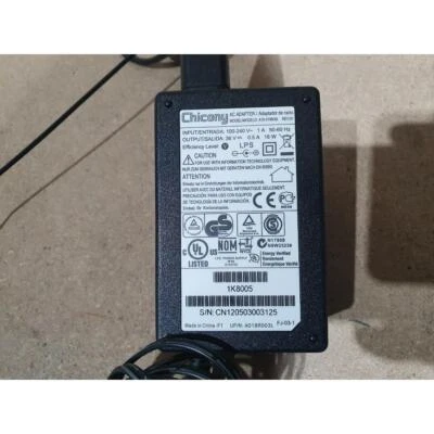 Chicony A10-018N3A Power Supply AC Adapter Black 36-Volt 0.5A 18W for Printer - Image 1 of 4
