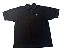 Cutter & Buck Mens Size XL Black Golf Polo King & Bear Logo