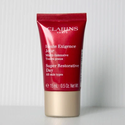 CLARINS SUPER RESTAURADOR DÍA PARA TODA PIEL VIAJE TAMAÑO 15 ML NUEVO SIN CAJA SELLADA Foto 1 de 2