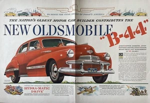 Anuncio impreso de Oldsmobile 1941, contribuye el conjunto de construcción de automóviles más antiguo de la nación. - Imagen 1 de 1