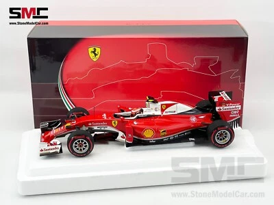Ferrari F1 SF16-H 7 Kimi Raikkonen China GP 2016 1:18 BBR BBR181617 Diecast Gift - Image 1 of 4