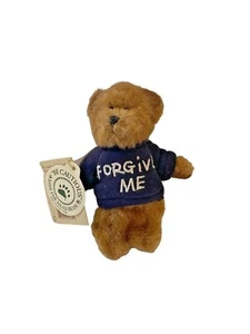 New Boyds Bears Mini WOOPS FORGIVE ME Blue Shirt 567011 Archive Collection RARE - Picture 1 of 8