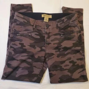 Pantalones de mezclilla ajustados camuflados hasta el tobillo Democracy "Ab" Technology Freedom 10 gris marrón - Imagen 1 de 8