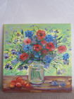 Picture Meadow Flowers Original, Bouquet Of Meadow Flowers Painting, Wildflowers