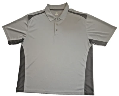 Grand Slam Golf Men's Polo Shirt Blue and Black t Short Sleeve 2XL-514 - Image 1 of 4