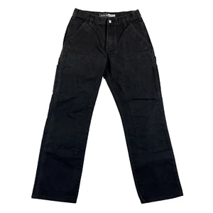 Carhartt Hose Herren 28x30 schwarz Doppelknie Relaxed Fit Workwear Etikett Show 30x30 - Bild 1 von 18