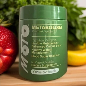 MOTO -Metabolism Boosting 60 Capsule - Energy, Curb Cravings, Healthy Metabolism - Picture 1 of 10