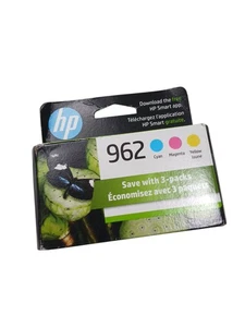HP 962 3-pak wkłady atramentowe cyjan purpurowy żółty kolor x październik 2026 - Zdjęcie 1 z 5