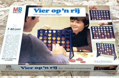 Vintage MB Games Connect 4 - RARE DUTCH LANGUAGE VERSION – Vier op 'n rij - Image 1 of 4